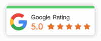 Five star Google Reviews